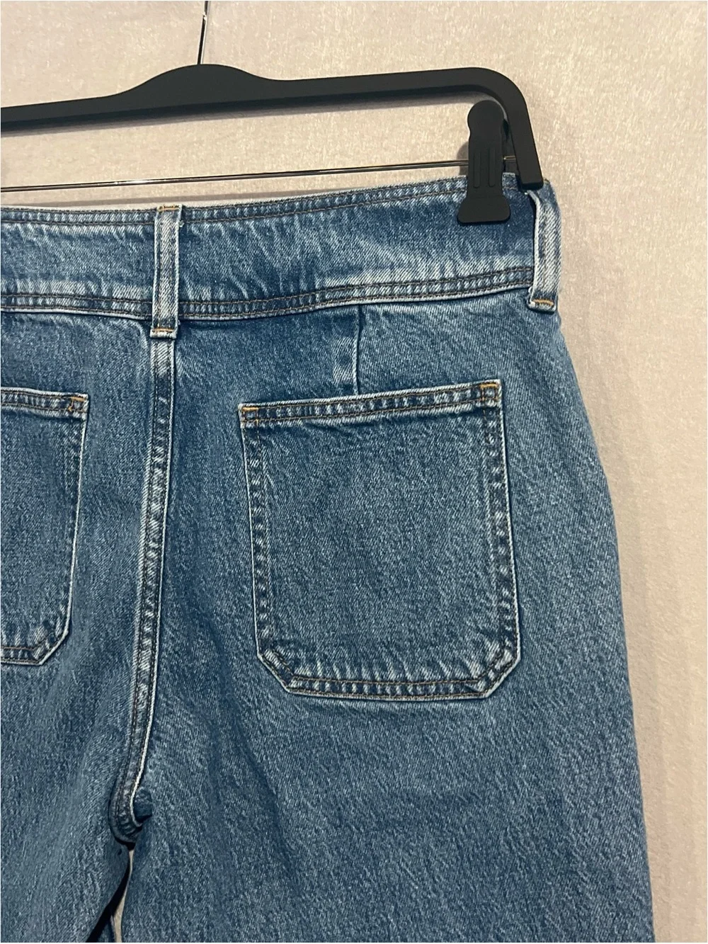 J.Crew Jean Women’s 26 Blue Slim Wide With Stacked Buttons Denim CH884